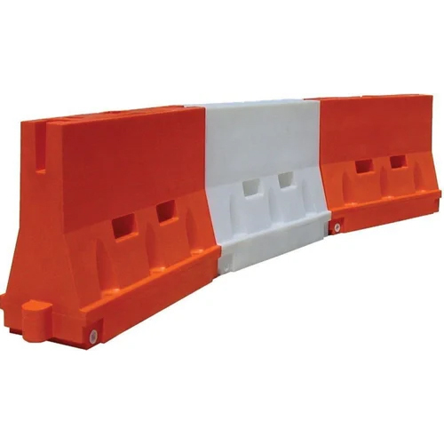 Road Safety Barriers - Color: Red And White