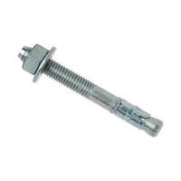 Fischer Anchor Bolt - Galvanized Steel, 6x70mm Size , Polished Silver Finish & Rust-proof Design For Industrial Use