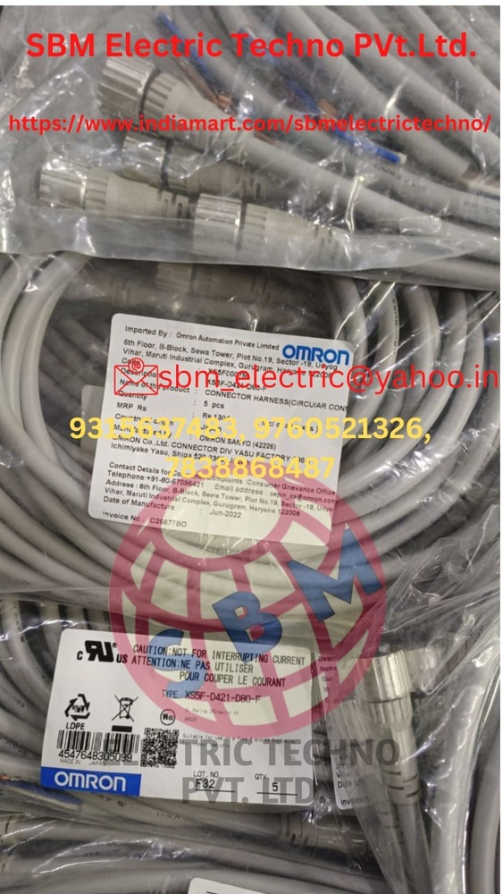 OMRON SENSOR CABLE CONNECTOR,XS5F-D421-D80-F