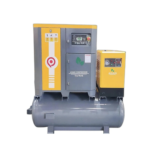 10Hp Screw Air Compressor - Material: Mild Steel