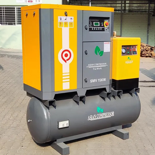 SMV 15KV 15HP Tmd एशियन एयर कंप्रेसर