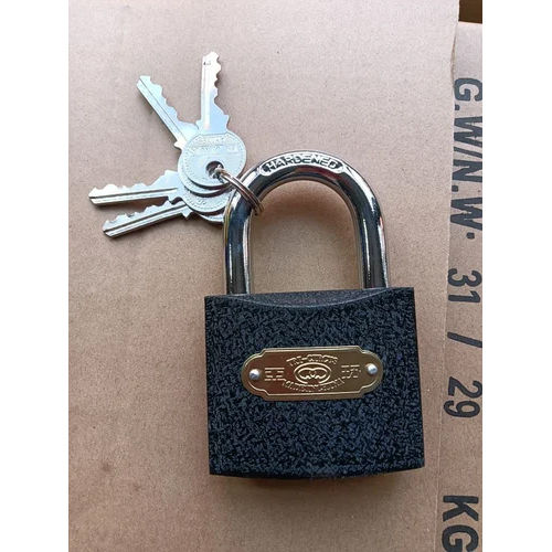 Heavy Black Padlock - Material: Iron