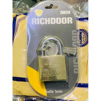 60mm Square Padlock - Mild Steel, 60mm Size, Silver Color - Polished Finish With Enhanced Durability And Security Features