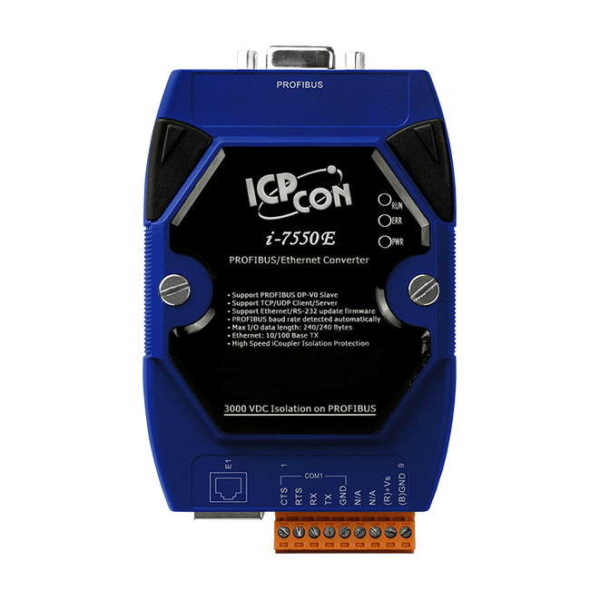 Profibus To Ethernet Converter - Color: Blue
