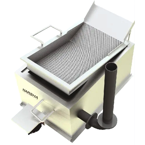 Rectangular Fryer With Inbuilt Heat Exchanger