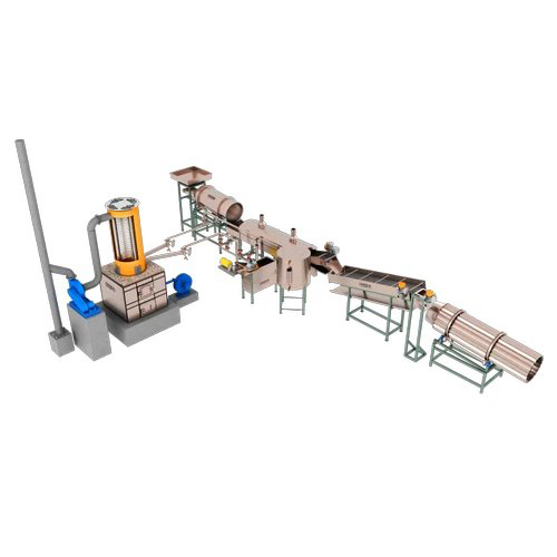 Automatic Pellet Frying Machine