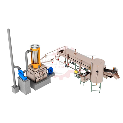 Semi Automatic Namkeen Frying Machine With Wooden Heat Exchanger - Capacity: 700 Kg/Hr