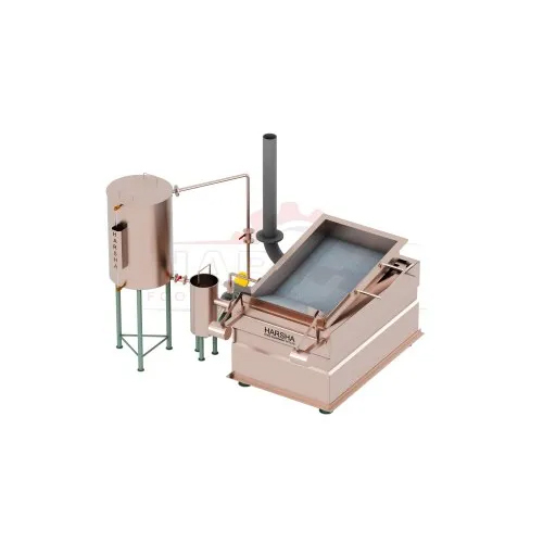 Rectangular Batch Food Fryer Machine