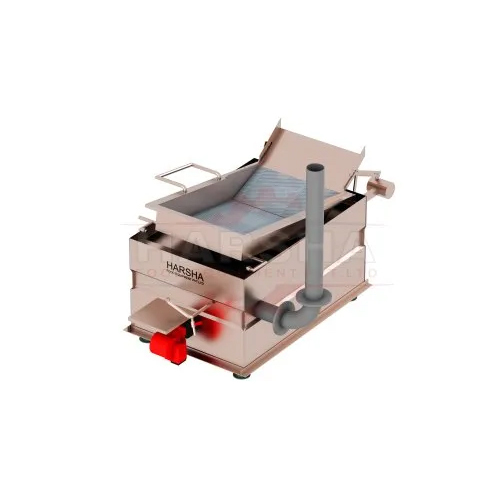 Rectangular Snack Food Fryer Machine - Capacity: 125 Kg/hr