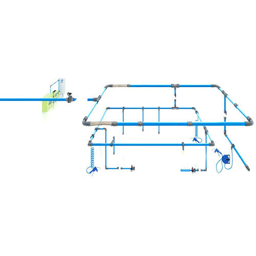 Aluminium Air Piping - Color: Blue