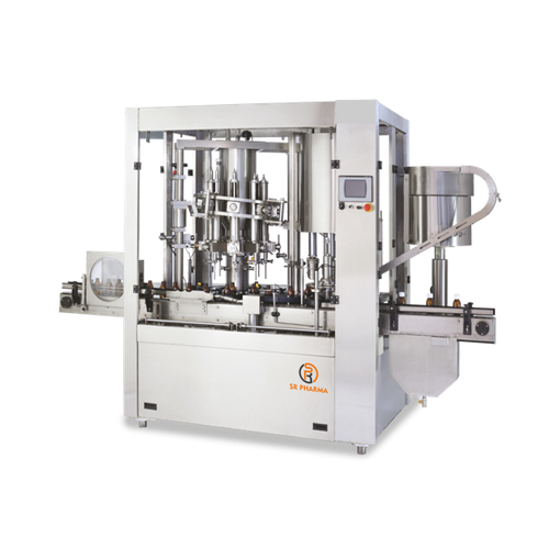 Automatic Rotary Piston Filling Cum Sealing Machine - Color: Silver