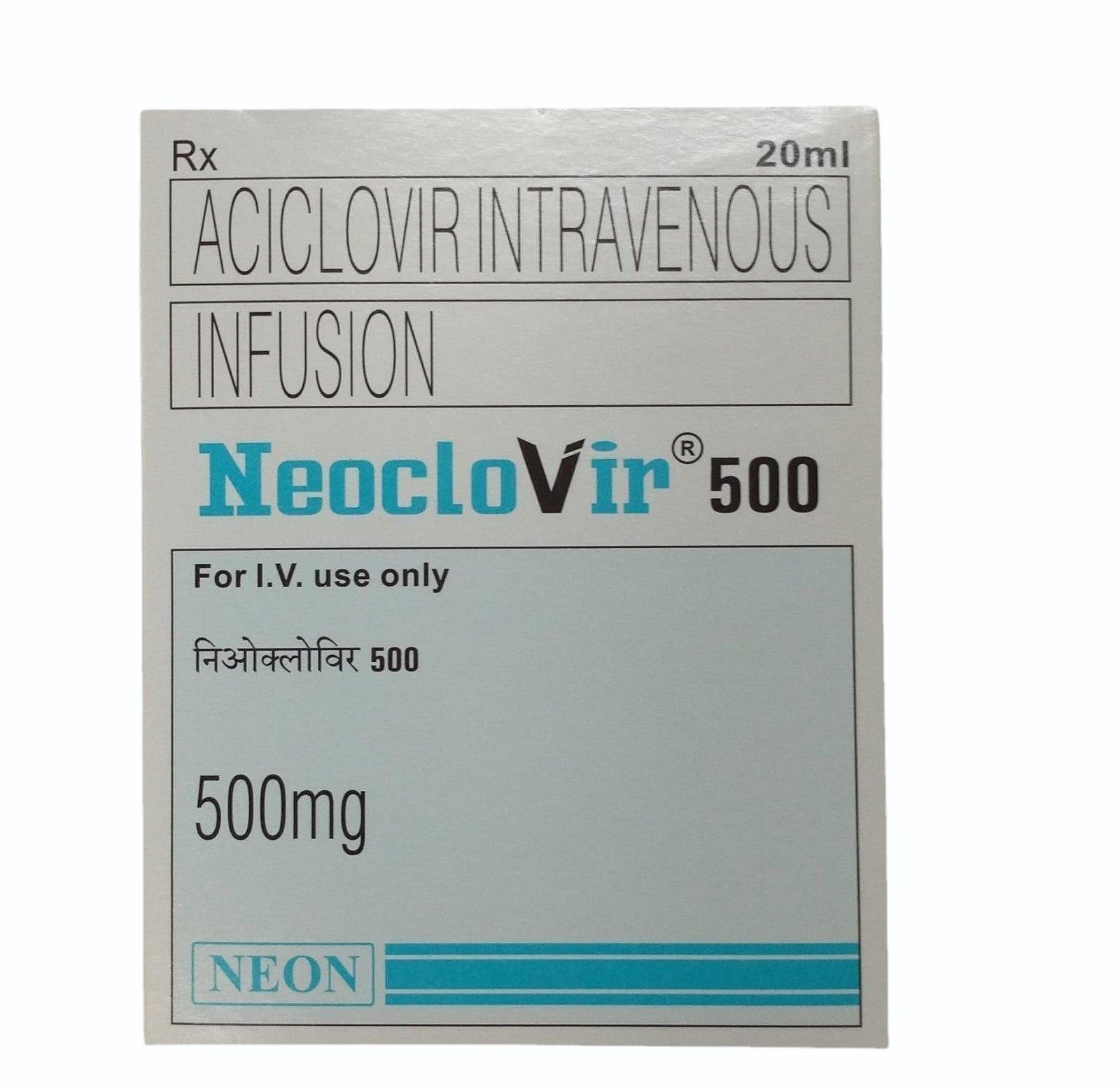 Neoclovir Aciclovir Intravenous Infusion 500mg