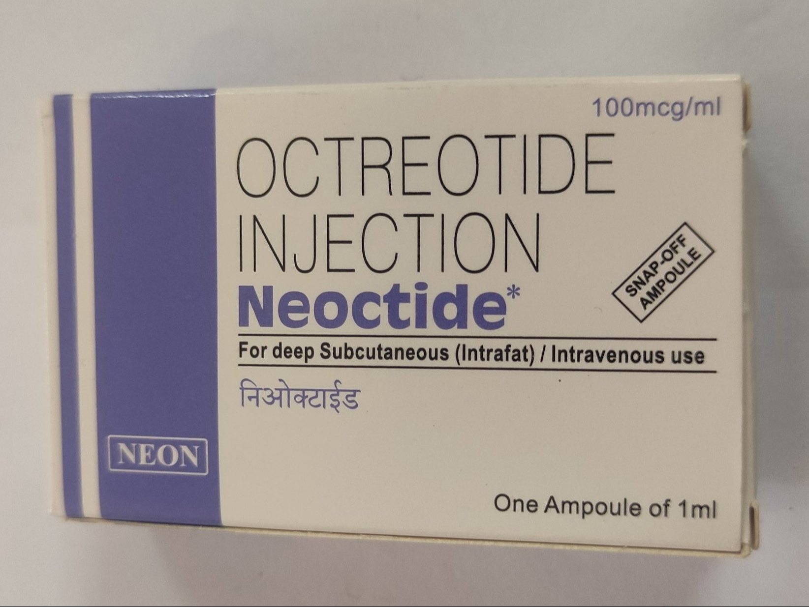 Neoctide Octreotide Injection, 100 mcg