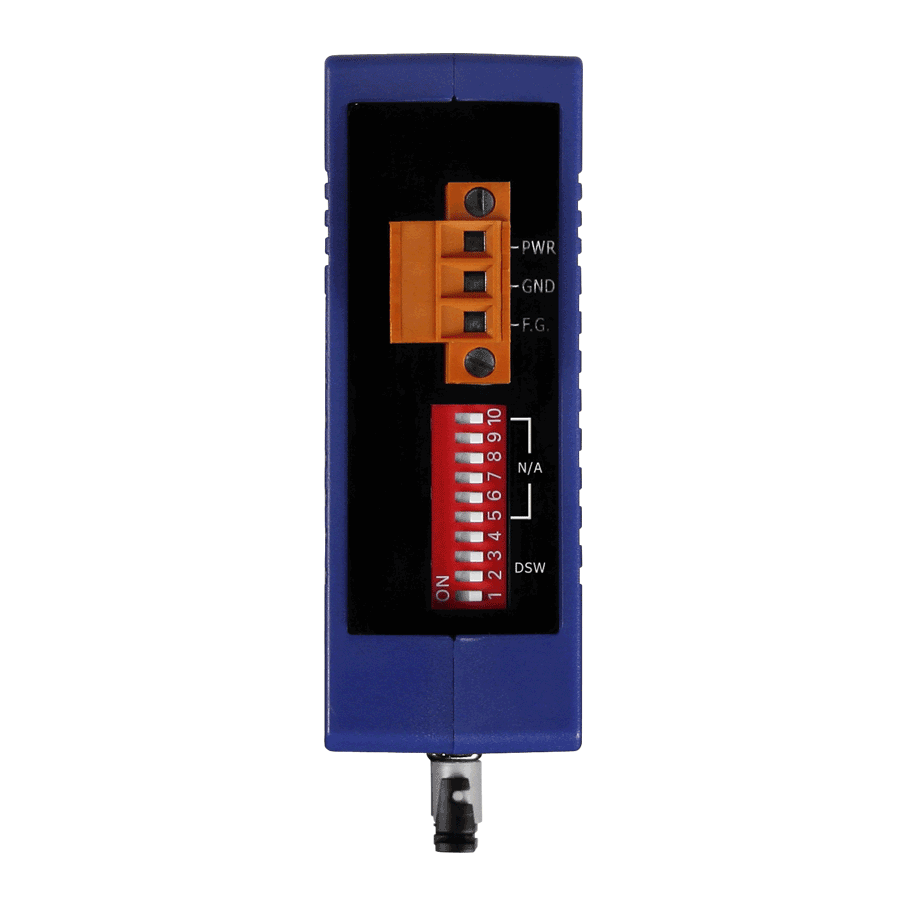 Profi-2542-sc - Plastic/metal 33.0x126.8x104.5mm Blue | Profibus To Single-mode Fiber Converter With 3000vdc Isolation 4kv Esd Protection Led Indicators
