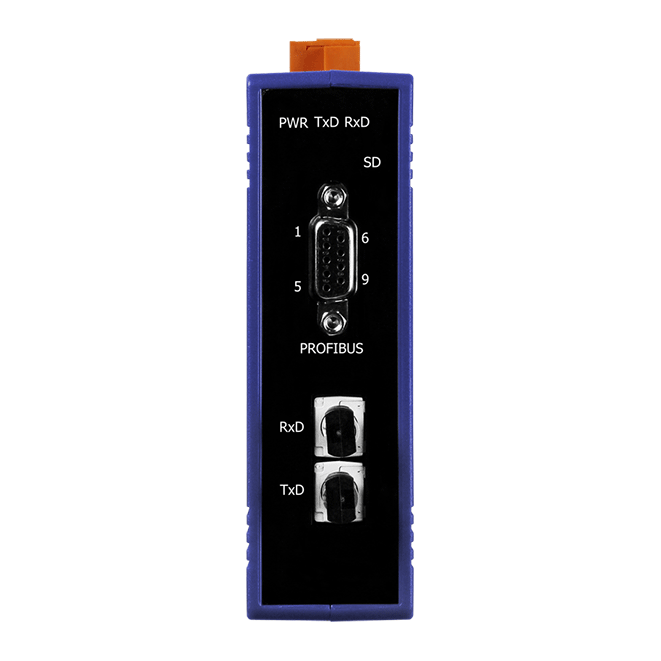 Profi-2542-sc - Plastic/metal 33.0x126.8x104.5mm Blue | Profibus To Single-mode Fiber Converter With 3000vdc Isolation 4kv Esd Protection Led Indicators