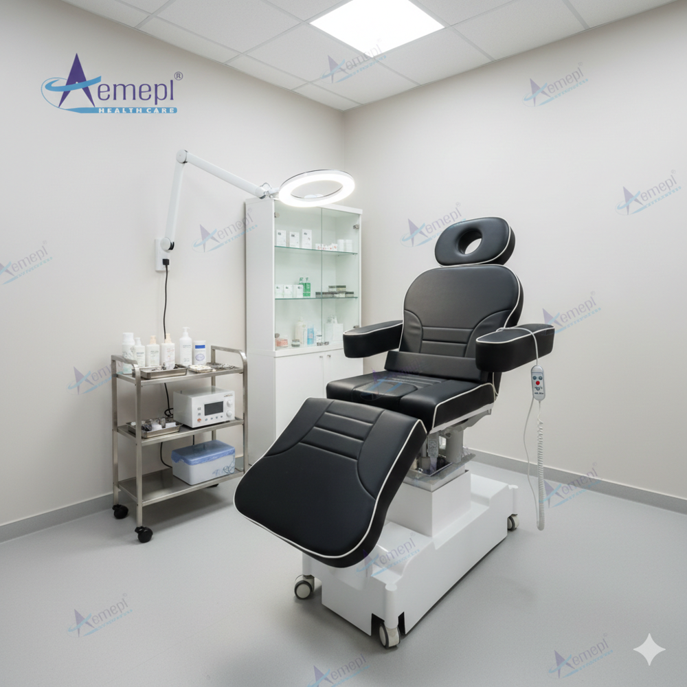 Derma Chair Electric Remote - Application: Dermatology And Hair Transplant Procedures