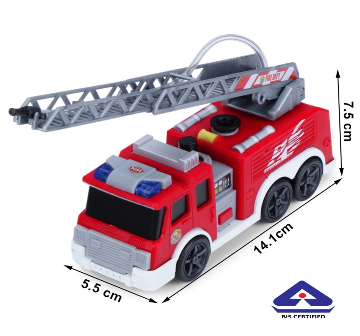 Dickie Light & Sound Vehicle - Fire Truck - Color: Multicolor