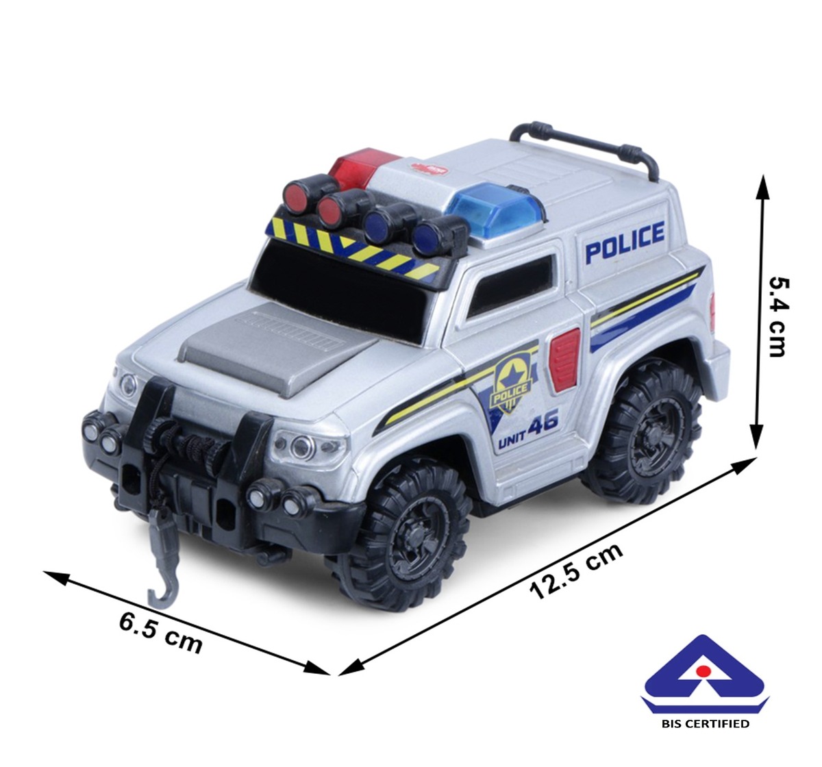 Dickie Toys Light and Sound Police Car Vehicle