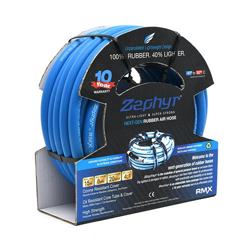 Zephyr Rubber Air Hose 8mm with Fittings