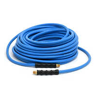 Zephyr Rubber Air Hose 19mm With Fittings - Rubber Material, 19mm Diameter, Blue Color | Industrial Use, Hard Hardness