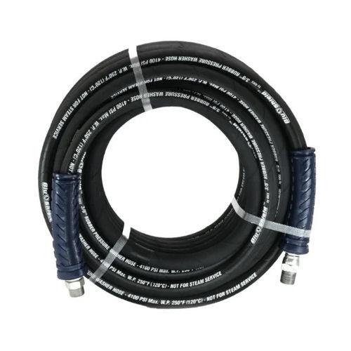 BlueShield Rubber Pressure Washer Hose 6mm with Fittings