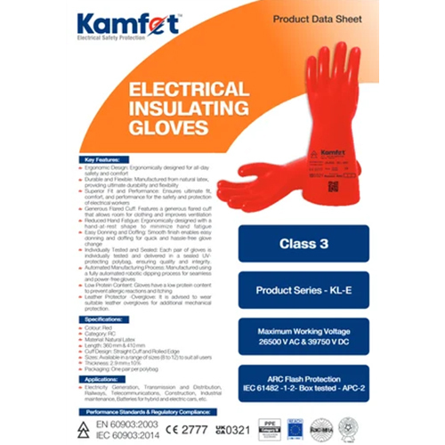 Raychem RPG-Kamfet-KL-E-Class 3-Electrical Insulation Gloves