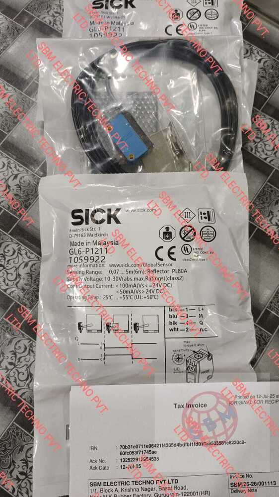 SICK ELECTRIC SENSOR,GL6-P1211,GL6-N4211