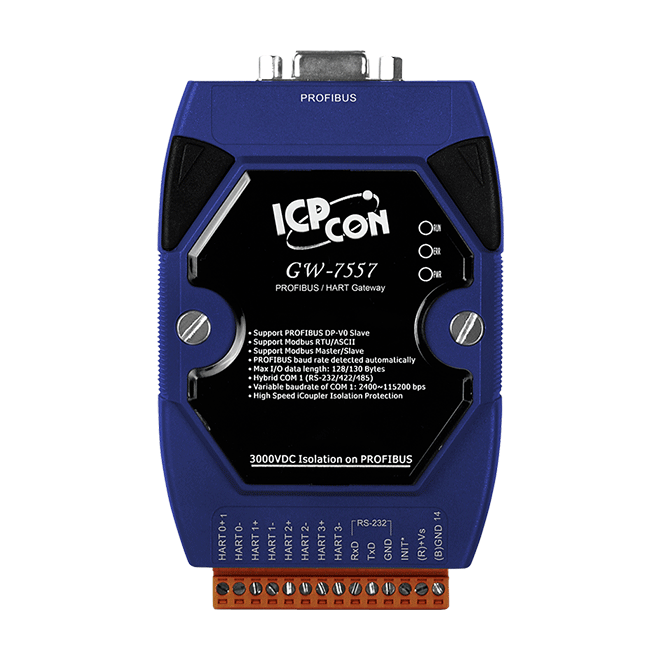 Profibus To Hart Converter - Color: Blue