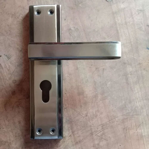 Stainless Steel Door Handles Lock - Color: Silver