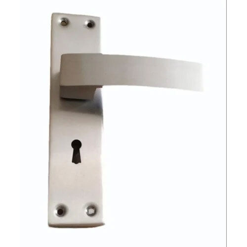 9 Inch Stainless Steel Door Handle Lock - Color: Silver