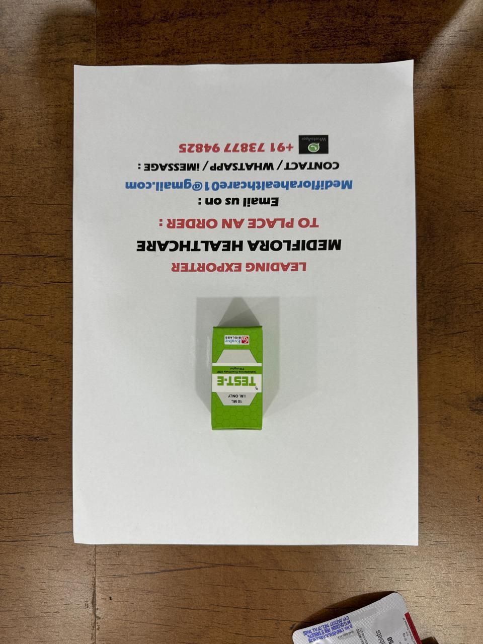 TEST E INJECTION