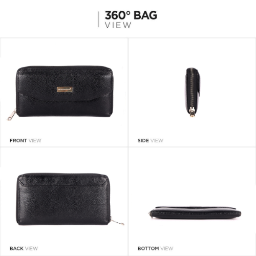 Ladies Black Clutch - Design: Standard
