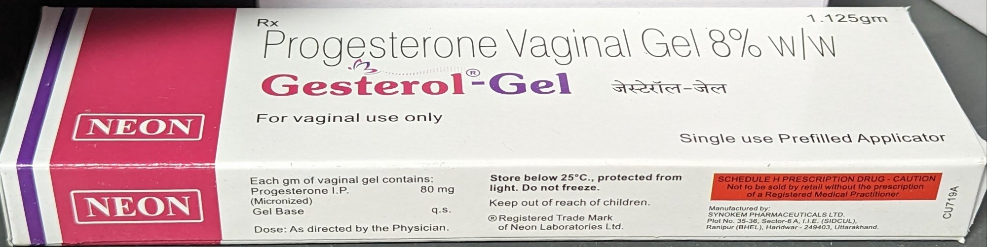 Progesterone Vaginal Gel