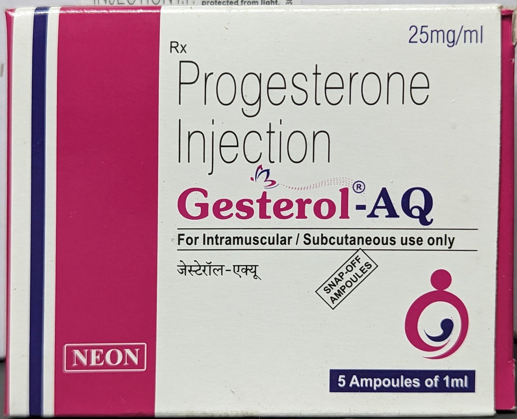 Progesterone AQ (25mg/1ml)