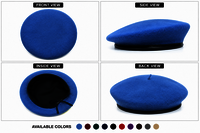 Beret Caps - Customized Size, Multicolor Options | Versatile Beret Caps For All Occasions