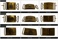 Military Brass Buckles - Durable Brass Material For All Seasons | High-quality Craftsmanship, Suitable For Rainy, Spring, Summer & Winter Use