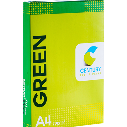 Green A4 Size 70GSM Copier Paper - Coated Mixed Pulp Material, A4 Dimensions, Embossed Surface Finish, Suitable for Digital Printing, Available in Various Colors