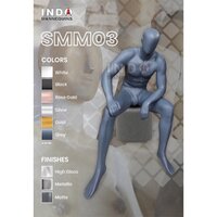 Sitting Mannequin for Window Display