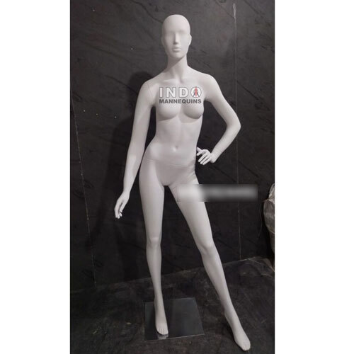 Standing Female Mannequin - Color: White