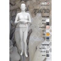 Female Mannequin For Clothing Store - Color: White Gloss
