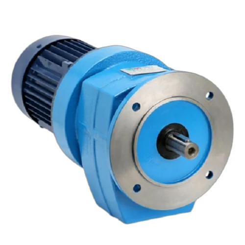 In Line Gear Motor - Color: Blue