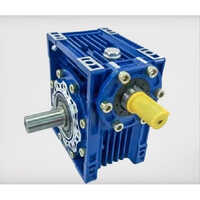Worm Gear Reducer - Color: Blue