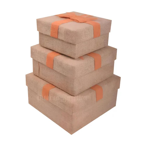 Jute Corrugated Boxes - Color: Different Available