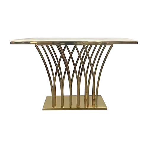 Ssi-Cs-002 Console Table - Color: Gold & Rose Gold