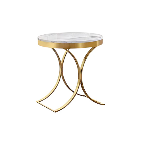 Ssi-St-003 Stylish Stainless Steel Side Table - Color: Gold & Rose Gold