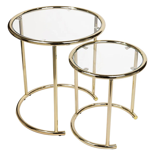 Ssi-St-010 Stainless Steel Side Table With Pvd Gold Or Rose Gold Finish - Design: Modern