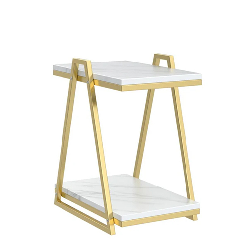 SSI-ST-009 Stainless Steel Side Table With Marble Or Glass Top