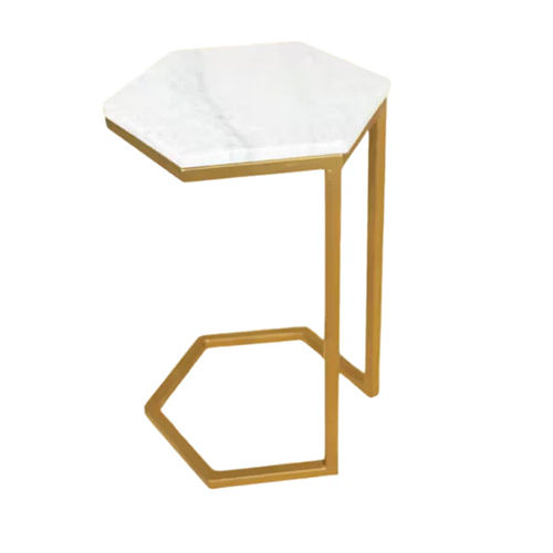 Ssi-St-006 Elegant Stainless Steel Side Table - Color: Gold & Rose Gold