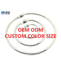 Paper Album Diy Folder Planner Office Mechanism Binding Custom Notebook Hinged Clip Metal Book Leaf Loose Wholesale Binder Ring - Feature: High Quality