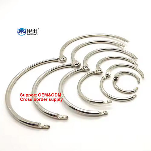 Metal File Paper Book Clips Binding Rings Loose Leaf Binder Ring - Feature: High Quality